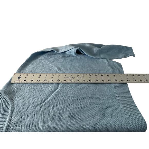 Divided H&M Womens Small Light Blue Sweater Midriff Tight Knit - Picture 6 of 7